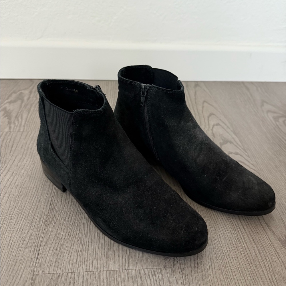 Womens Black Booties